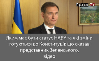 Яким має бути статус НАБУ та які зміни готуються до Конституції: що сказав представник Зеленського, відео