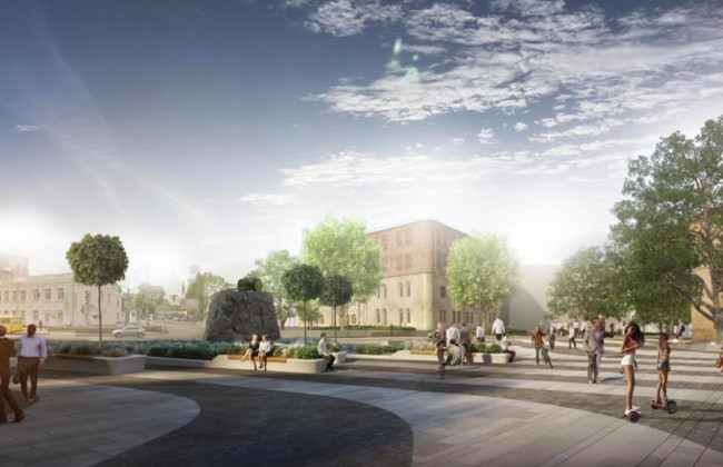 Как будет выглядеть обновленная Арсенальная площадь, визуализация