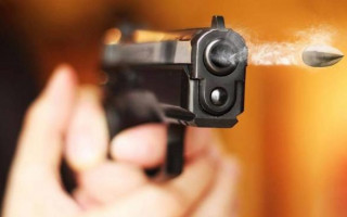 В Киеве расстреляли маршрутку, видео