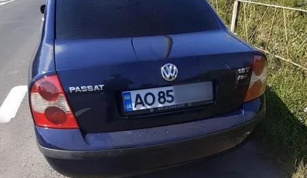 В Закарпатской области патрульные оштрафовали водителя за необычные номерные знаки