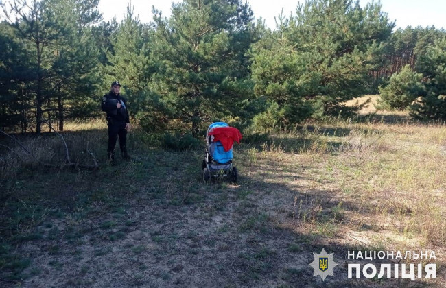 Под Киевом женщина посреди леса оставила годовалую дочку и пошла собирать грибы