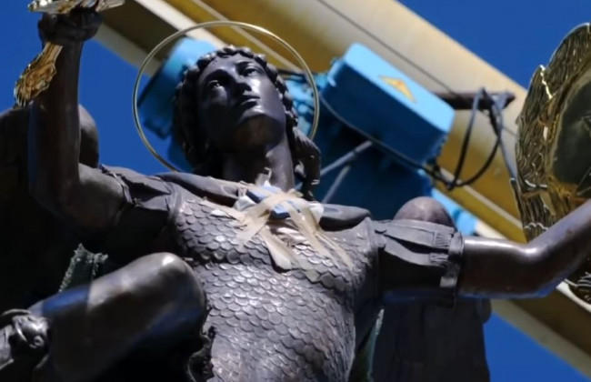 В Киеве появится фонтан со скульптурой архистратига Михаила: видео