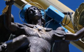 В Киеве появится фонтан со скульптурой архистратига Михаила: видео