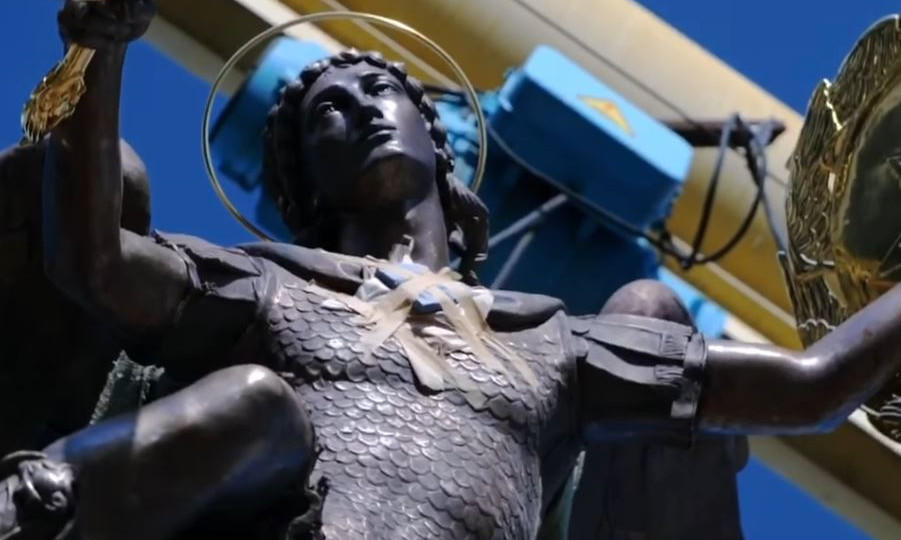 В Киеве появится фонтан со скульптурой архистратига Михаила: видео