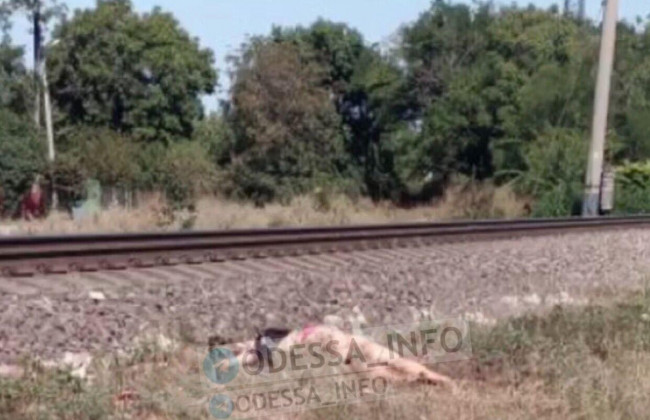 В Одессе поезд насмерть сбил девушку, фото