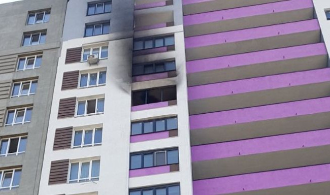 Под Киевом вспыхнула высотка