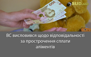 ВС висловився щодо відповідальності за прострочення сплати аліментів