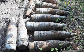 На Луганщині СБУ виявила схрон з артснарядами