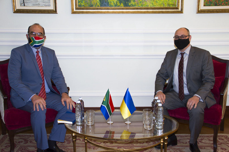 Україна та ПАР домовились про створення Українсько-південноафриканської бізнес-ради