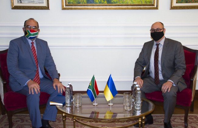 Україна та ПАР домовились про створення Українсько-південноафриканської бізнес-ради