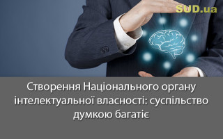 Створення Національного органу інтелектуальної власності: суспільство думкою багатіє