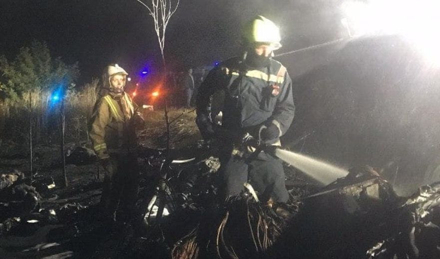 Авиакатастрофа под Харьковом: в ГСЧС отчитались о своей работе