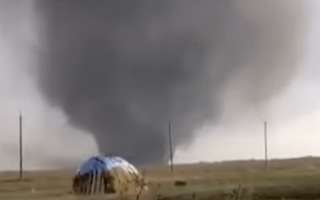 Мощный смерч пронесся в Херсонской области: видео