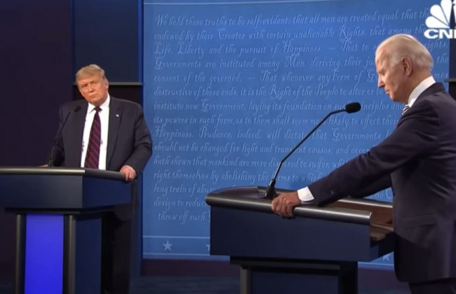 Президентские дебаты Трампа и Байдена: соперники обменялись оскорблениями и обвинили друг друга во лжи