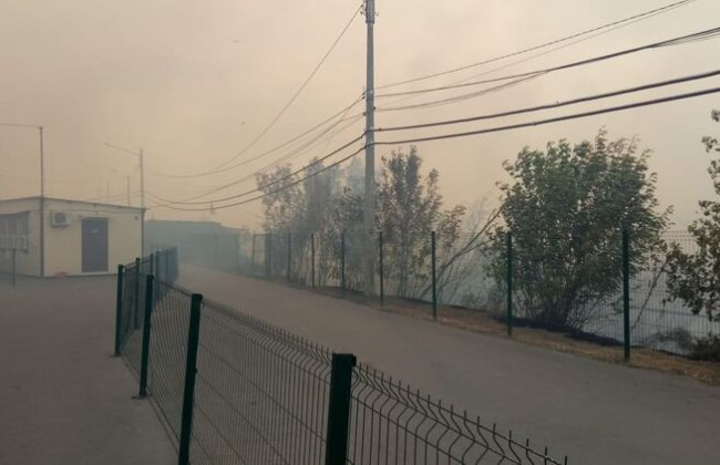 Пункт пропуска «Станица Луганская» закрыли из-за пожарной опасности