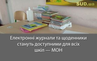 Електронні журнали та щоденники стануть доступними для всіх шкіл — МОН