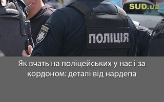 Як вчать на поліцейських у нас і за кордоном: деталі від нардепа