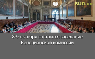 8-9 октября состоится заседание Венецианской комиссии