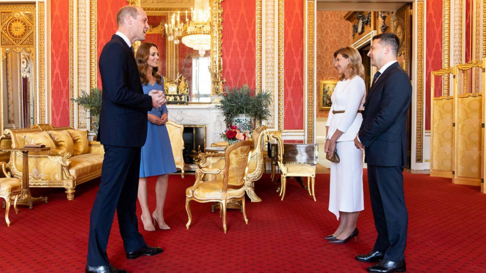 Зеленский с супругой встретились с принцем Уильямом и Кейт Миддлтон