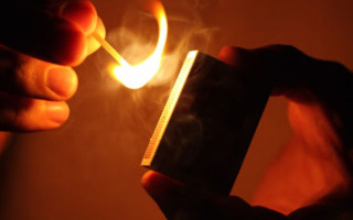 Акт самосожжения в центре Киева: появилось видео