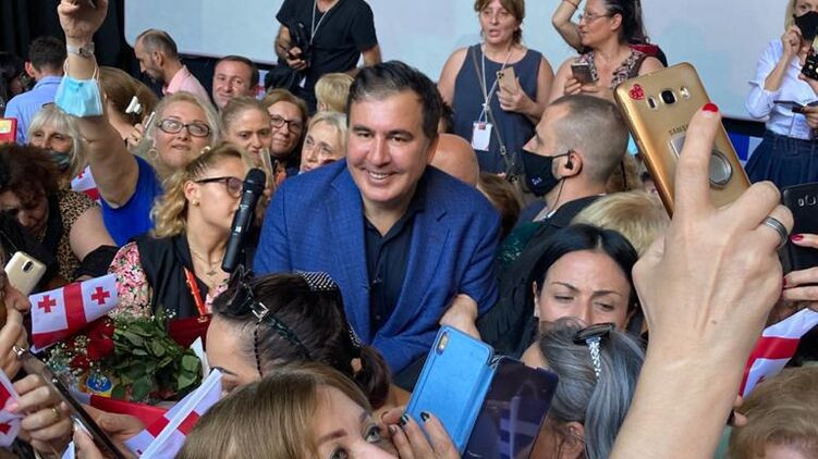 В Греции напали на Саакашвили: есть видео