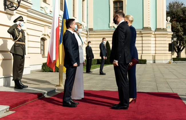 До України з офіційним візитом прибув Президент Польщі