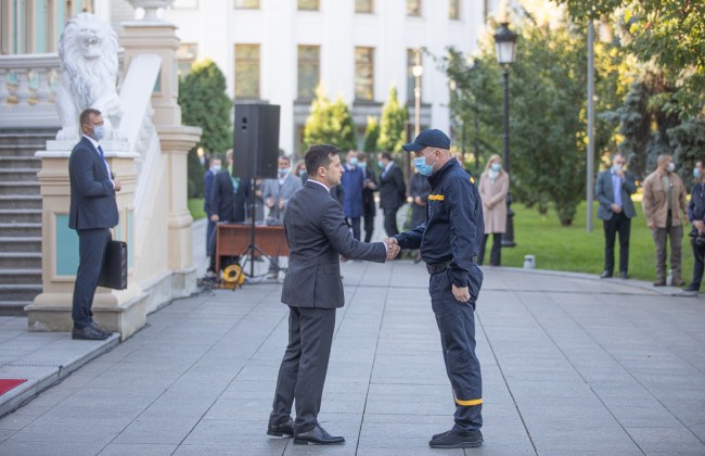 Президент України нагородив державними нагородами працівників системи МВС