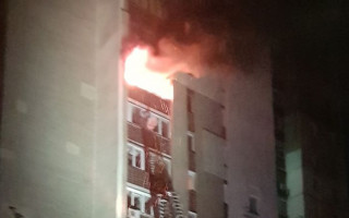 Масштабный пожар в Киеве: горела многоэтажка, фото