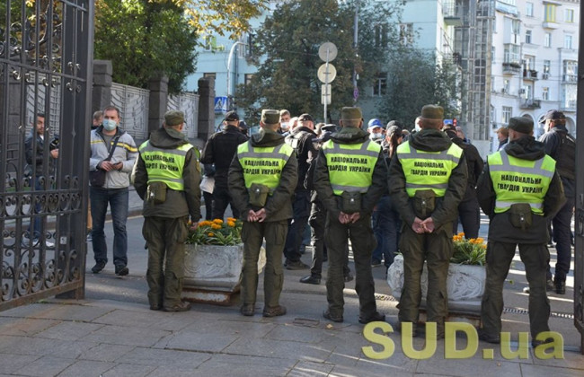 Наручники, собаки та вогнепальна зброя: як Нацгвардія буде охороняти конвойованих