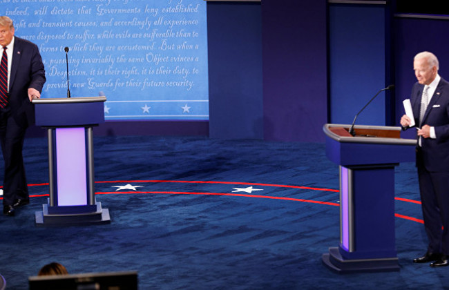 Трамп против Байдена: состоятся финальные дебаты