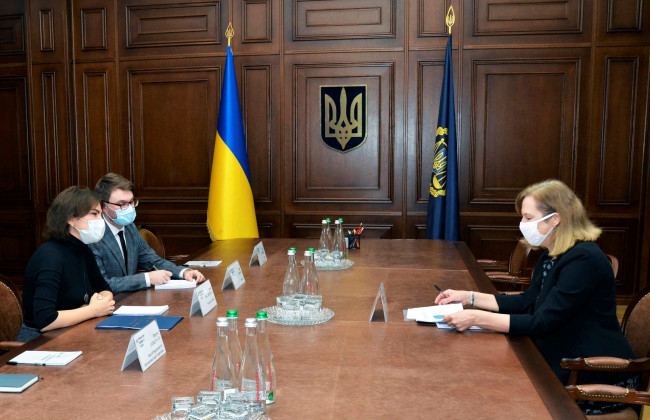 Ірина Венедіктова обговорила реформу прокуратури в Україні з Крістіною Квін: фото