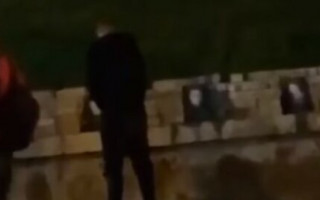 Осквернил памятник Небесной Сотни: в Киеве задержали вандала