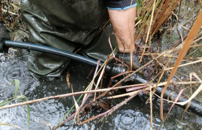 На дне Одесского водохранилища нашли спиртопровод в Молдову, видео