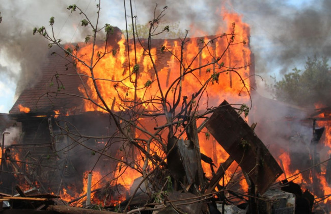 В Одесской области тушили масштабный пожар
