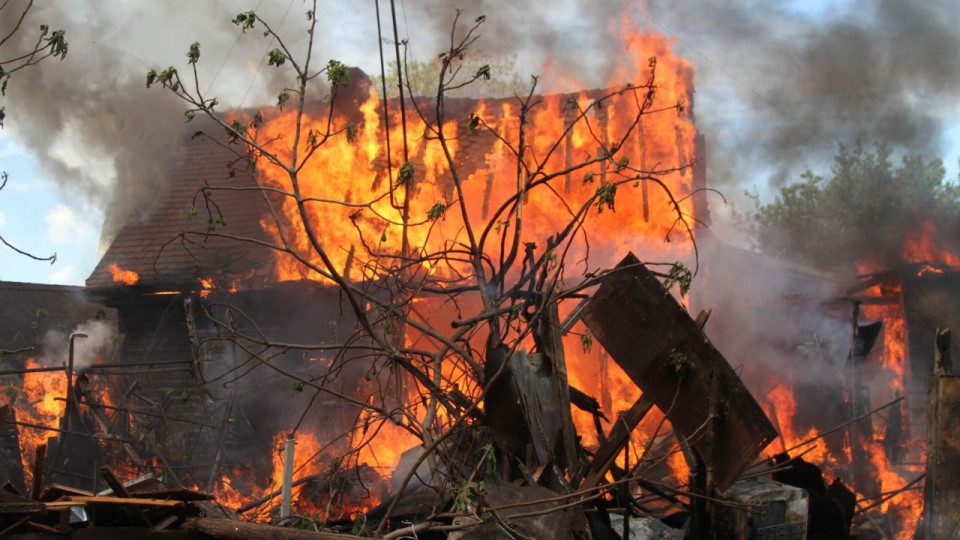 В Одесской области тушили масштабный пожар