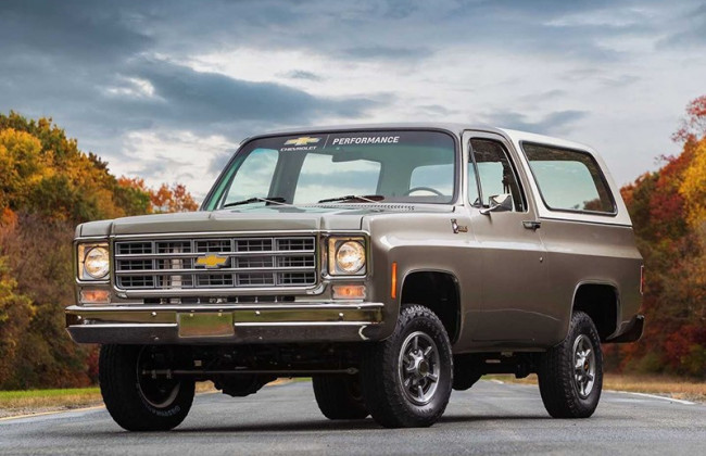Классический внедорожник Chevrolet 1977 года превратили в электромобиль