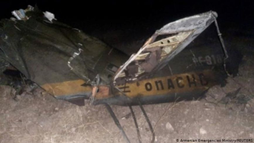 Как Азербайджан сбил военный вертолет России: видео