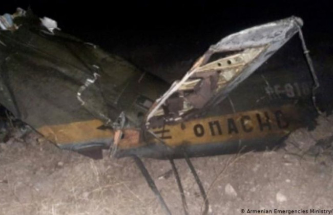 Как Азербайджан сбил военный вертолет России: видео