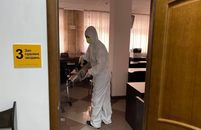 Спалах COVID-19 в судах: у Могилів-Подільському міськрайонному суді Вінницької області відбудеться дезінфекція