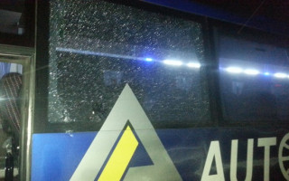 В Чернигове обстреляли рейсовый автобус с пассажирами