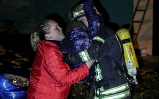 В Киеве вспыхнул пожар в многоэтажке