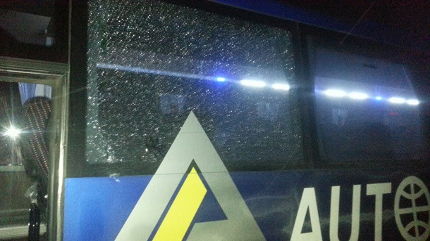 В Чернигове обстреляли рейсовый автобус с пассажирами