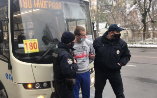 В Киеве поймали водителя маршрутки «под кайфом»: видео