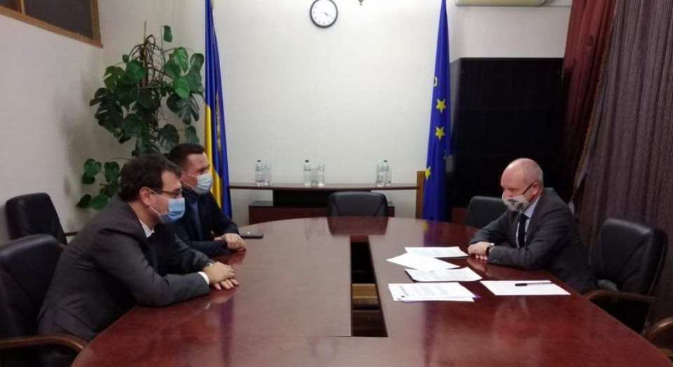 Посол ЕС в Украине обсудил внедрение РРО с Даниилом Гетманцевым