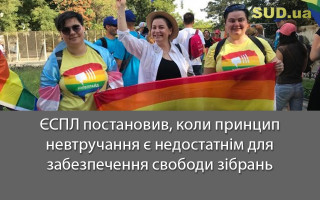 ЄСПЛ постановив, коли принцип невтручання є недостатнім для забезпечення свободи зібрань