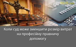 Коли суд може зменшити розмір витрат на професійну правничу допомогу