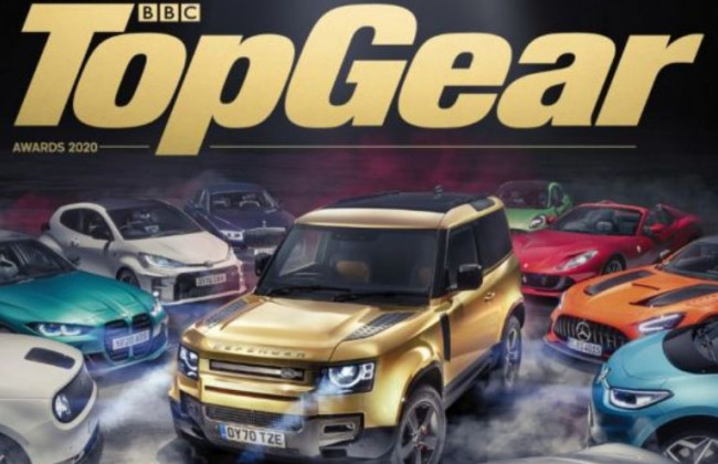 Назвали лучший автомобиль в 2020 году по версии Top Gear