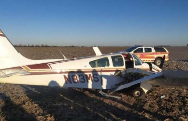 Под Киевом упал самолет: есть пострадавшие