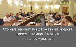 Хто наповнюватиме державний бюджет: іноземні компанії можуть не напружуватися