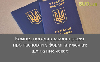 Комітет погодив законопроект про паспорти у формі книжечки: що на них чекає